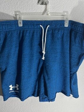 {XXL} Under Armour Blue Athletic Performance Shorts Rival Terry
Men's 6" Shorts